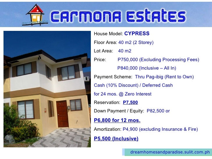 Cypress house model carmona Cypress house model carmona